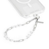 Case-Mate Link Chain Phone Wristlet - Univerzális telefon kulcstartó (Silver Pearl)