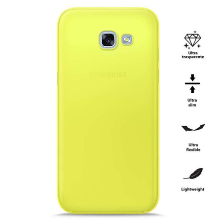 PURO 0.3 Nude - Pouzdro pro Samsung Galaxy A3 (2017) (fluo žluté)