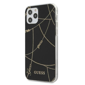 Guess Gold Chain - iPhone 12 Pro Max Tasche (schwarz)