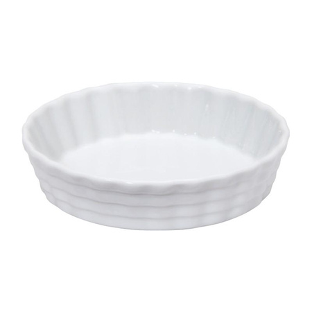Küchenprofi Bourgogne - Mini plat à gratin / plat à gratin rond en porcelaine, diamètre 13 cm