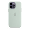 Silikonové pouzdro Apple - Silikonové pouzdro s MagSafe pro iPhone 14 Pro Max (agáve)
