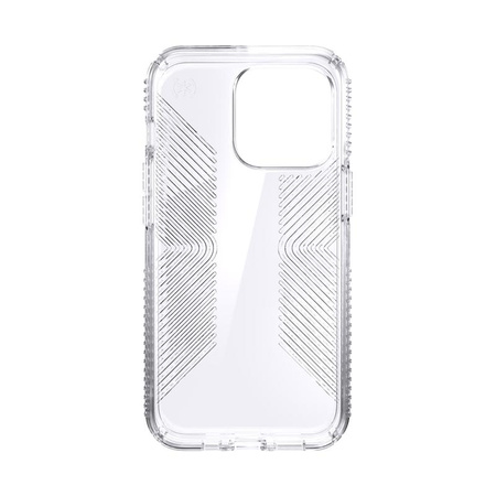 Speck Presidio Perfect-Clear with Grips - iPhone 13 Pro Case with MICROBAN Coating (Clear)
