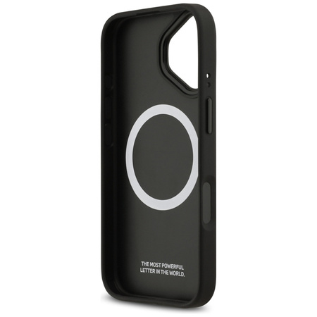 Etui do iPhone 17 do MagSafe BMW M Oryginalny Skórzany Czarny Pokrowiec