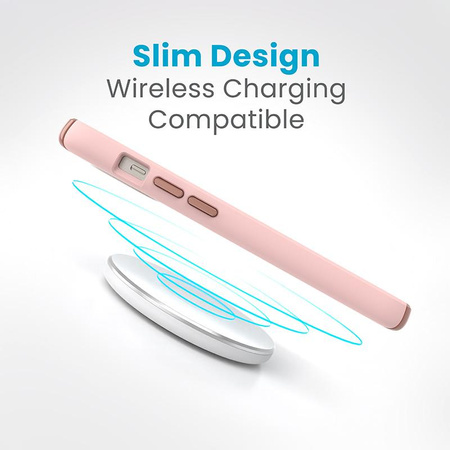 Speck Presidio2 Pro - Case iPhone 16e / iPhone 15 / iPhone 14 / iPhone 13 (Dahlia Pink / Rose Copper / White)