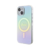 Guess IML Iridescent MagSafe - iPhone 15 Tasche (türkis)