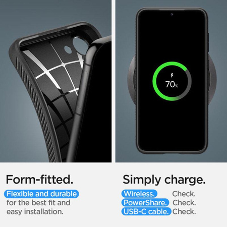 Spigen Liquid Air - Gehäuse für Samsung Galaxy S23 (Mattschwarz)