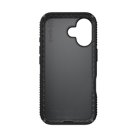 Speck Presidio2 Grip - pouzdro pro iPhone 16 (černé / břidlicově šedé / bílé)
