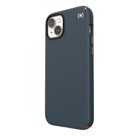 Speck Presidio2 Pro - Coque antibactérienne pour iPhone 14 Plus (Charcoal / Cool Bronze / Slate)