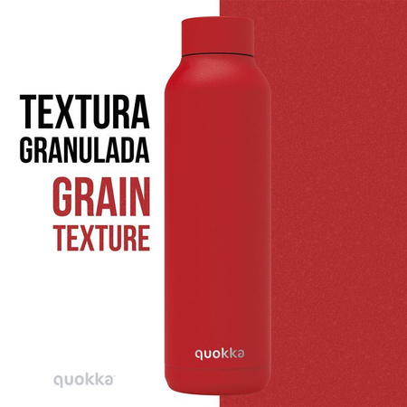 Quokka Solid - Stainless Steel Thermal Bottle 630 ml (Quartz Lava)(Powder Coating)