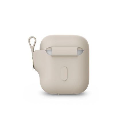 Moshi Pebbo - AirPods tok levehető csuklópánttal (Savanna Beige)