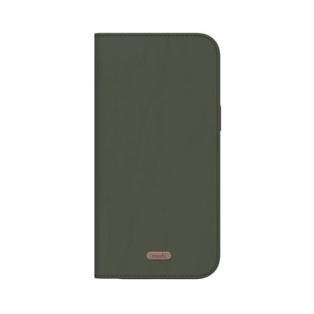 ETUI Z KLAPKĄ DO IPHONE 17 PRO MAX do MAGSAFE MOSHI SKÓRZANE MAGNETYCZNE