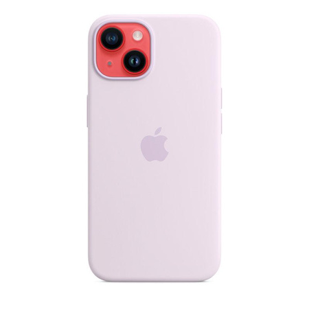 Apple Silicone Case - Silikonowe etui z MagSafe do iPhone 14 (liliowy)