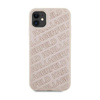 Karl Lagerfeld Quilted K Pattern - iPhone 11 Tasche (Rosa)