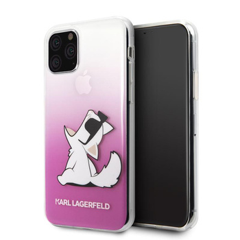 Karl Lagerfeld Choupette Fun Sunglasses - pouzdro na iPhone 11 Pro (růžové)