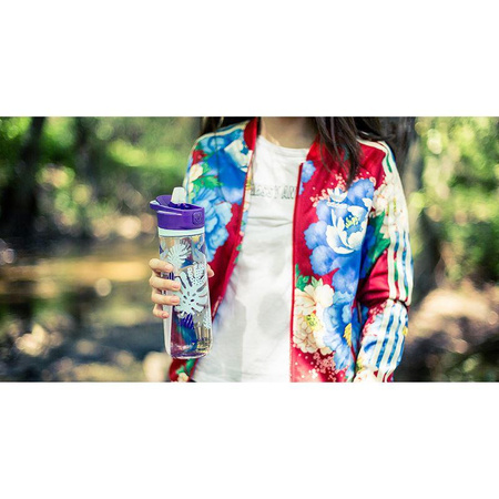 Quokka Quick Sip - Wasserflasche mit Schnellöffnungssystem 830 ml (Camo)