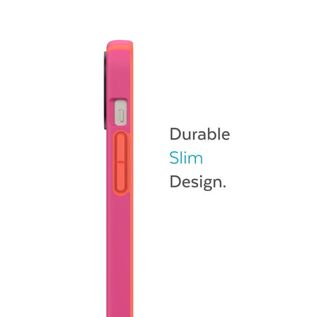 Speck CandyShell Pro + MagSafe - pouzdro pro iPhone 14 / iPhone 13 s povrchovou úpravou MICROBAN (Digital Pink / Energy Red)