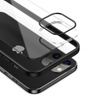 Crong Clear Cover - Coque pour iPhone 12 / iPhone 12 Pro (noir)