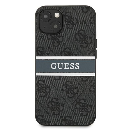 Guess 4G Printed Stripe - étui pour iPhone 13 mini (gris)