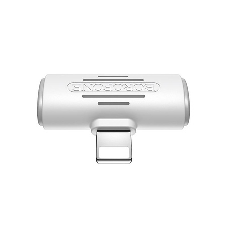 Borofone - Lightning to 2x Lightning connector adapter, white