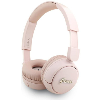 Guess Metal Logo Script - Bluetooth Wireless In-Ear Headphones V5.3 (pink)