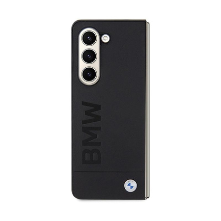 BMW Signature Logo Imprint - pouzdro pro Samsung Galaxy Z Fold 5 (černé)