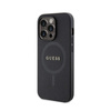 Guess Saffiano MagSafe - iPhone 15 Pro Tasche (schwarz)