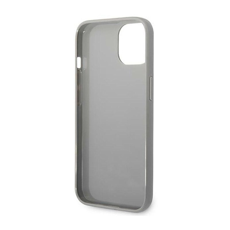 Karl Lagerfeld Monogram Iridescent - iPhone 14 Case (silver)