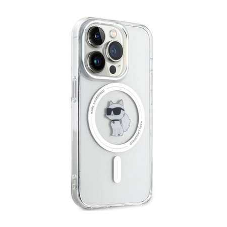 Karl Lagerfeld IML Choupette MagSafe - Coque iPhone 13 Pro Max (Transparent)