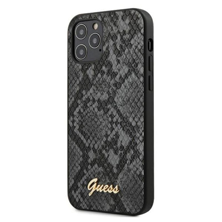 Guess Python Collection - iPhone 12 / iPhone 12 Pro Case (black)