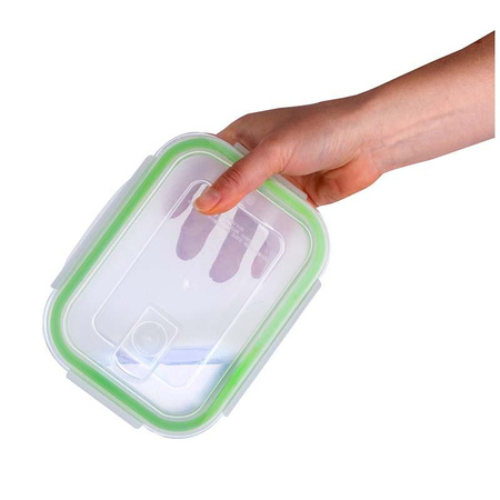 Alpina - Set aus drei Glasbehältern für Lebensmittel, Lunchbox