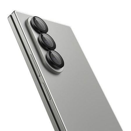 Spigen Optik Pro HD GLAS.TR EZ Fit Camera Protector 2-Pack - Lens protection glass for Samsung Galaxy Z Fold 7 (2 pcs)(Black)