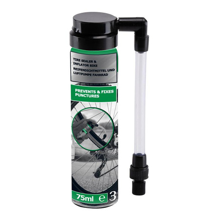 Bicycle Gear - Spray uszczelniający do dętki z uniwersalnym wentylem 75 ml