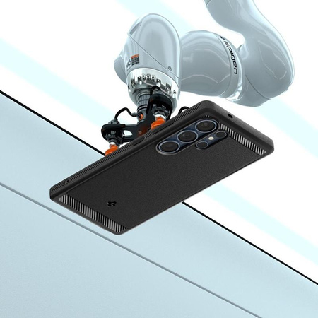 Spigen Rugged Armor Mag MagSafe - Hülle für Samsung Galaxy S25 Ultra (Matte Black)