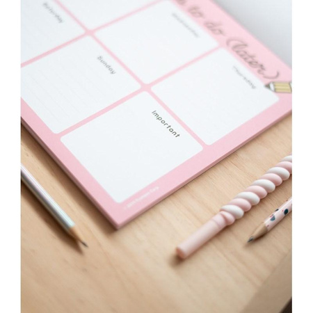 Pusheen - Rose collection weekly desk planner 54 cards