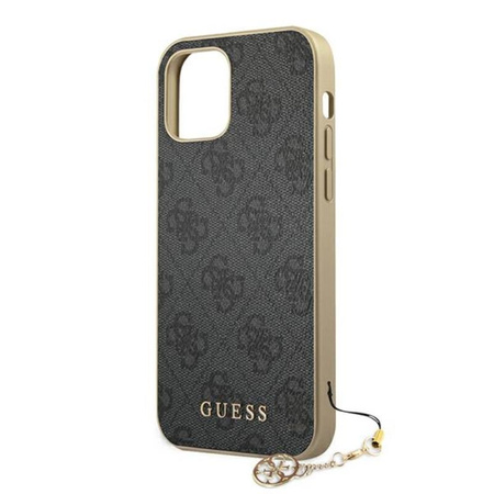 Guess 4G Charms Kollektion - iPhone 12 Pro Max Tasche (grau)