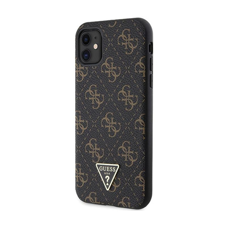 Guess 4G Triangle Metal Logo - iPhone 11 Tasche (schwarz)