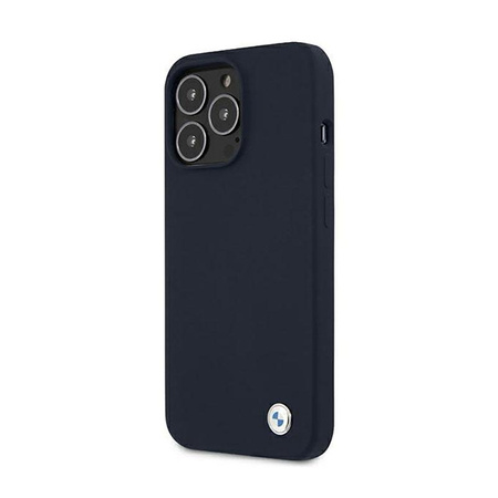 BMW szilikon aláírási logó - iPhone 13 Pro Max tok (sötétkék)