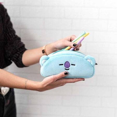 BT21 - Étui à crayons en peluche pour ustensiles KOYA