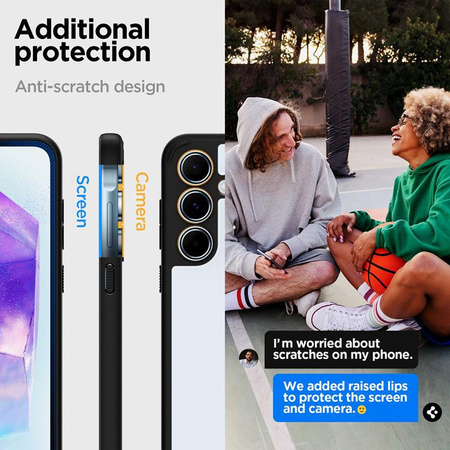 Spigen Ultra Hybrid - Gehäuse für Samsung Galaxy A55 5G (Mattschwarz)