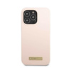 Guess Plaque logo en silicone MagSafe - Étui iPhone 13 Pro Max (rose)