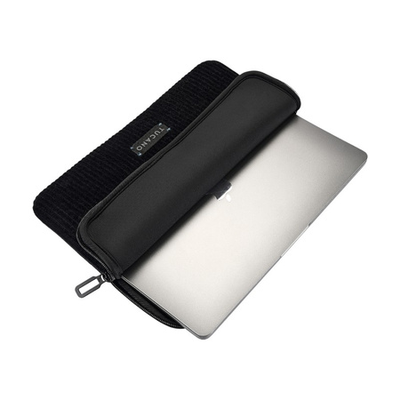 TUCANO Velluto 2 - MacBook Air 13" (M4/M3/M2/M1/2025-2018) / Pro 13" / Laptop 12" tok (fekete)