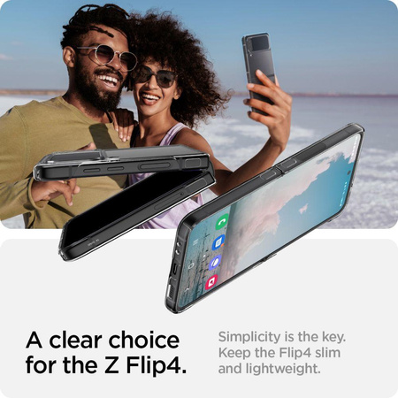 Spigen Airskin - pouzdro pro Samsung Galaxy Z Flip 4 (průhledné)
