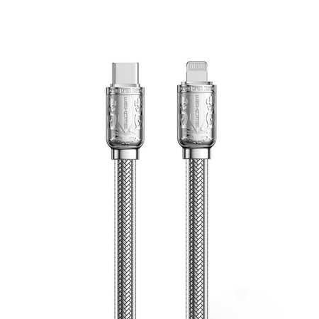 WEKOME WDC-178 Bakin Series - USB-C to Lightning Fast Charging PD connection cable 20W Fast Charging 1 m (Silver)