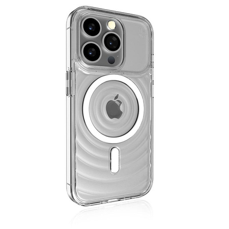 STM Reawaken Ripple MagSafe - Etui anti-stress pour iPhone 15 Pro Max (Clair)