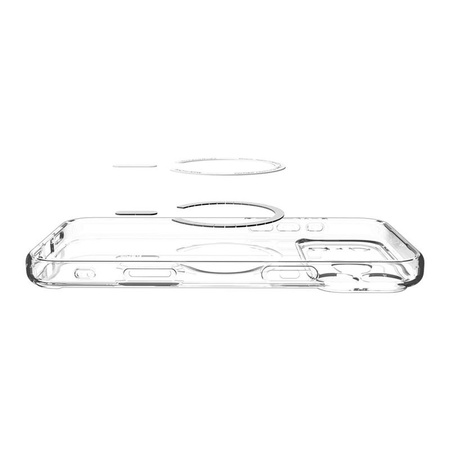 Spigen Ultra Hybrid Mag MagSafe - Case for iPhone 17 Pro Max (Clear/Gold)