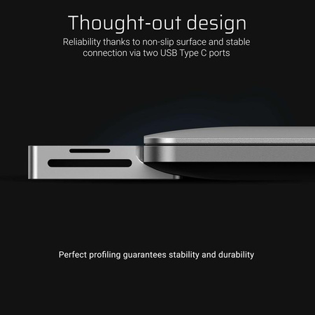 Green Cell Connect60 - Adaptateur HUB 8in1 (Thunderbolt 3, USB-C, HDMI, 3x USB) 3.0)