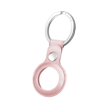 Puro SKY Case - Porte-clés Apple AirTag en cuir écologique (rose sable)