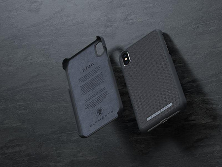 Nordic Elements Original Idun - Materiálové pouzdro pro iPhone Xs Max (Mid Grey)