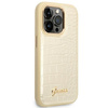 Guess Croco Collection - Coque pour iPhone 14 Pro (Or)