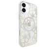 Case-Mate Floral Gems MagSafe - Case for iPhone 16 Plus (Gold)